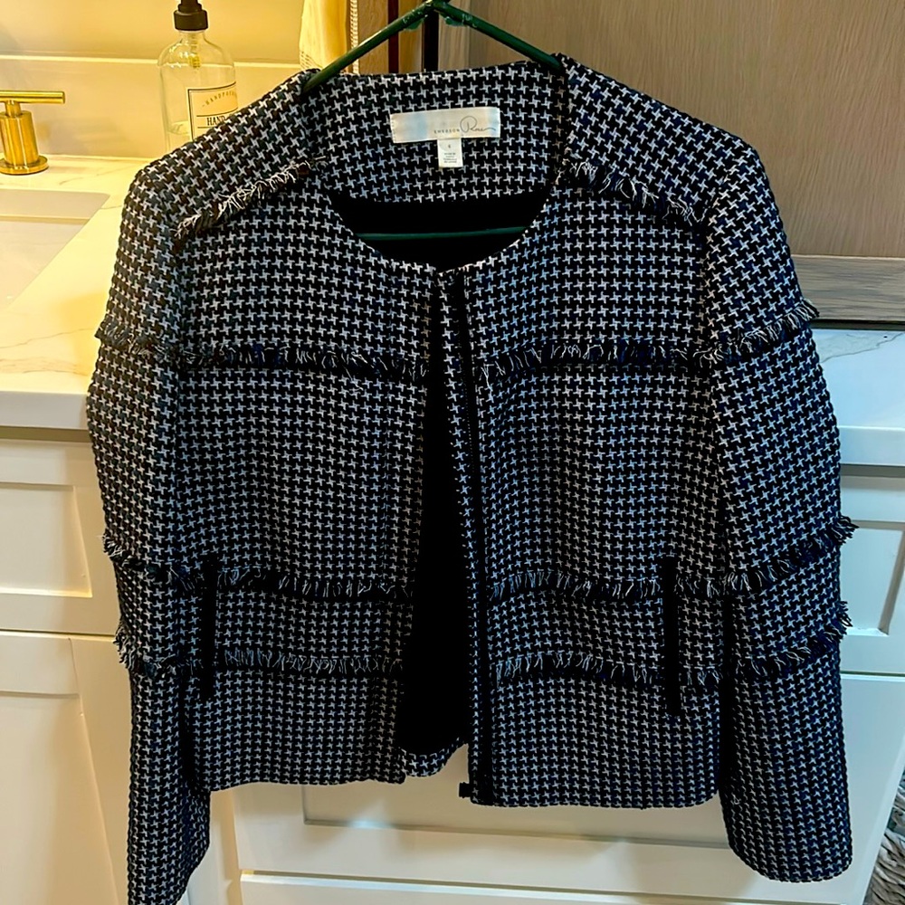 Blazer gently used. Great with jeans for slacks.